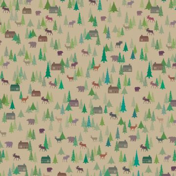 Moose Paper 12x12, 15 Sheets