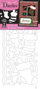 Double Stick Stockings Dazzlesâ¢ stickers