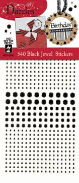 Black Jewel Dazzles™ Stickers