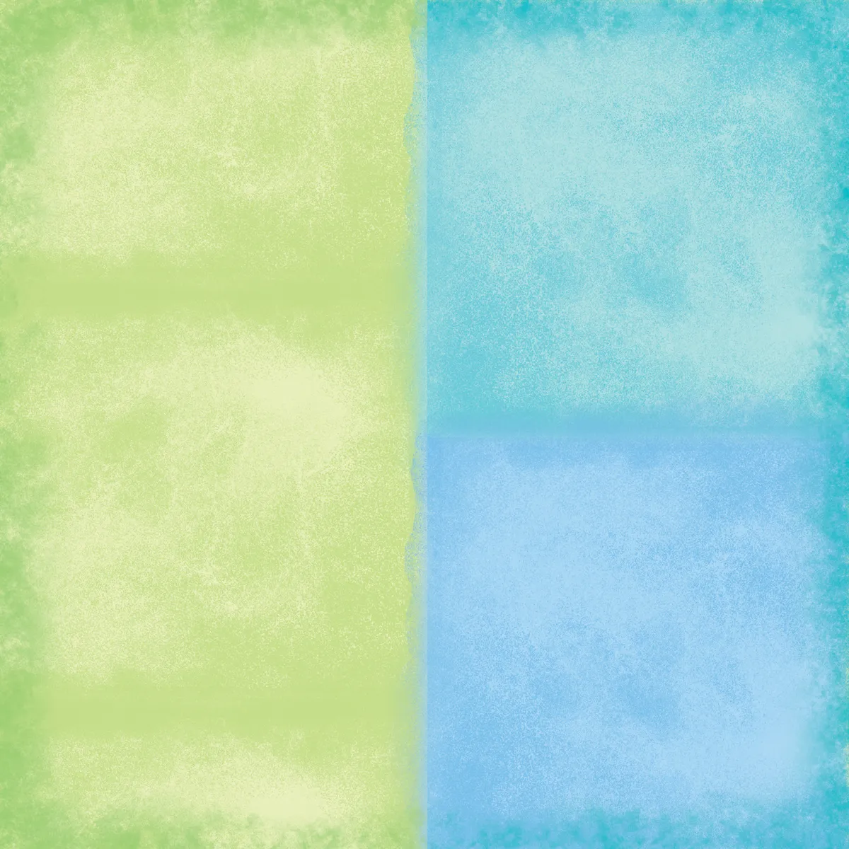 Blue/Aqua/Green Color Block 8x8 Single Sheet