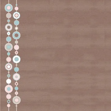 Retro Beads 8x8 Paper, 25 Sheets