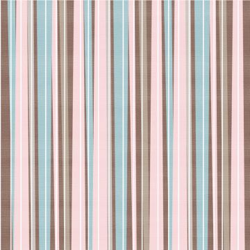 Brown/Pink Stripes 8x8 Paper, 25 Sheets