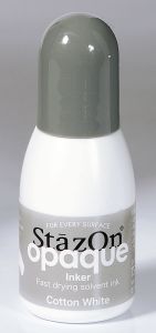 Cotton White Stazon Re Inker