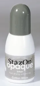 Cotton White Stazon Re Inker