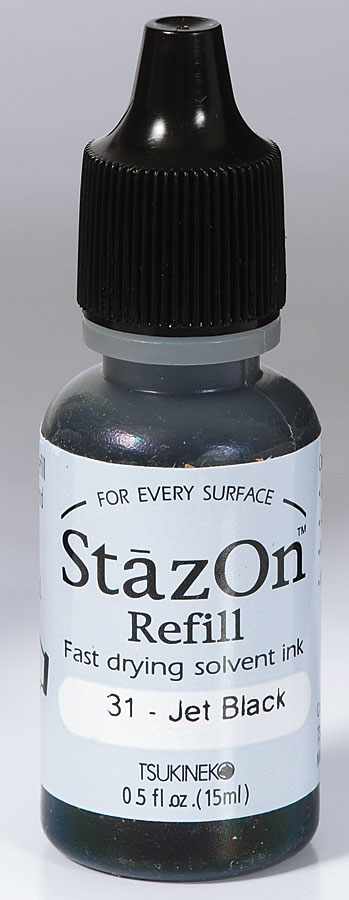 StazOn Jet Black Ink Refill