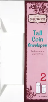Tall Coin Envelope Sara's Surfaces
