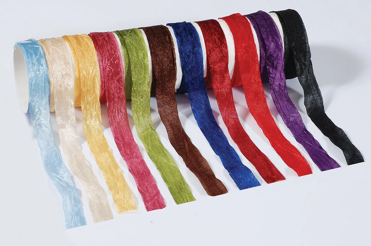 3/4 Crepe Ribbon Set