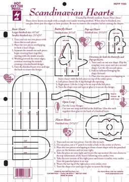 Scandinavian Hearts Template