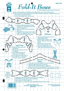 Fold-It Bows Template