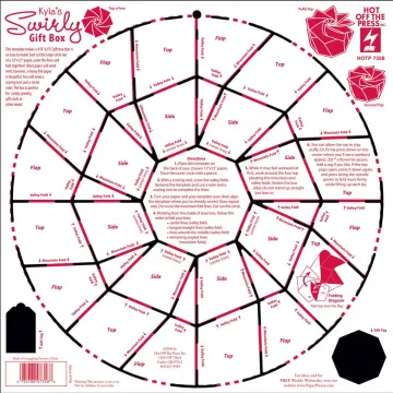 Kylas Swirly Gift Box Template