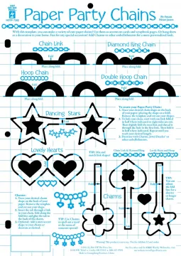 Party Paper Chains Template