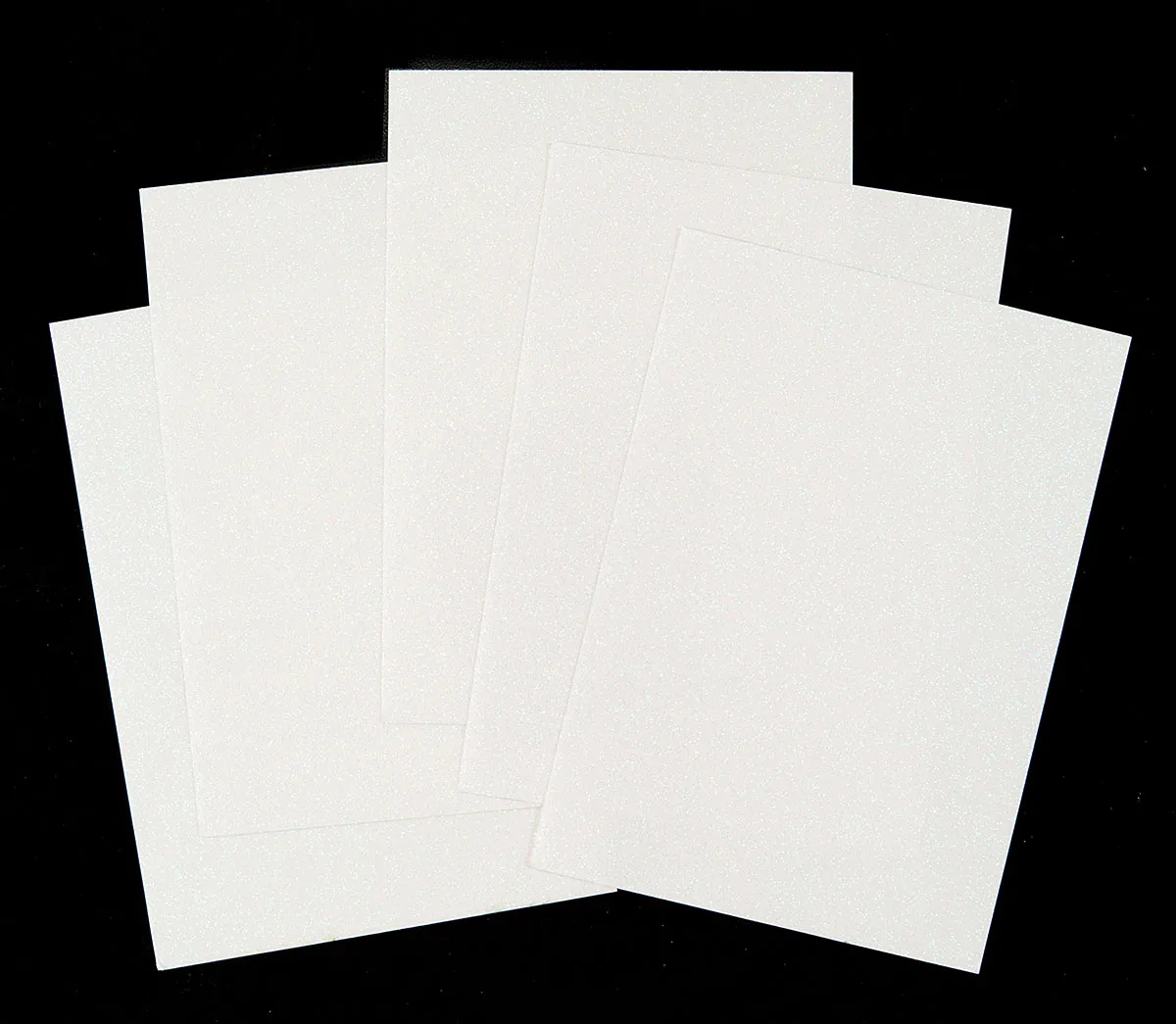 Clear Glitter Sheets 5pk