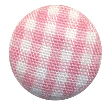 2 Packs Pink Gingham Brads