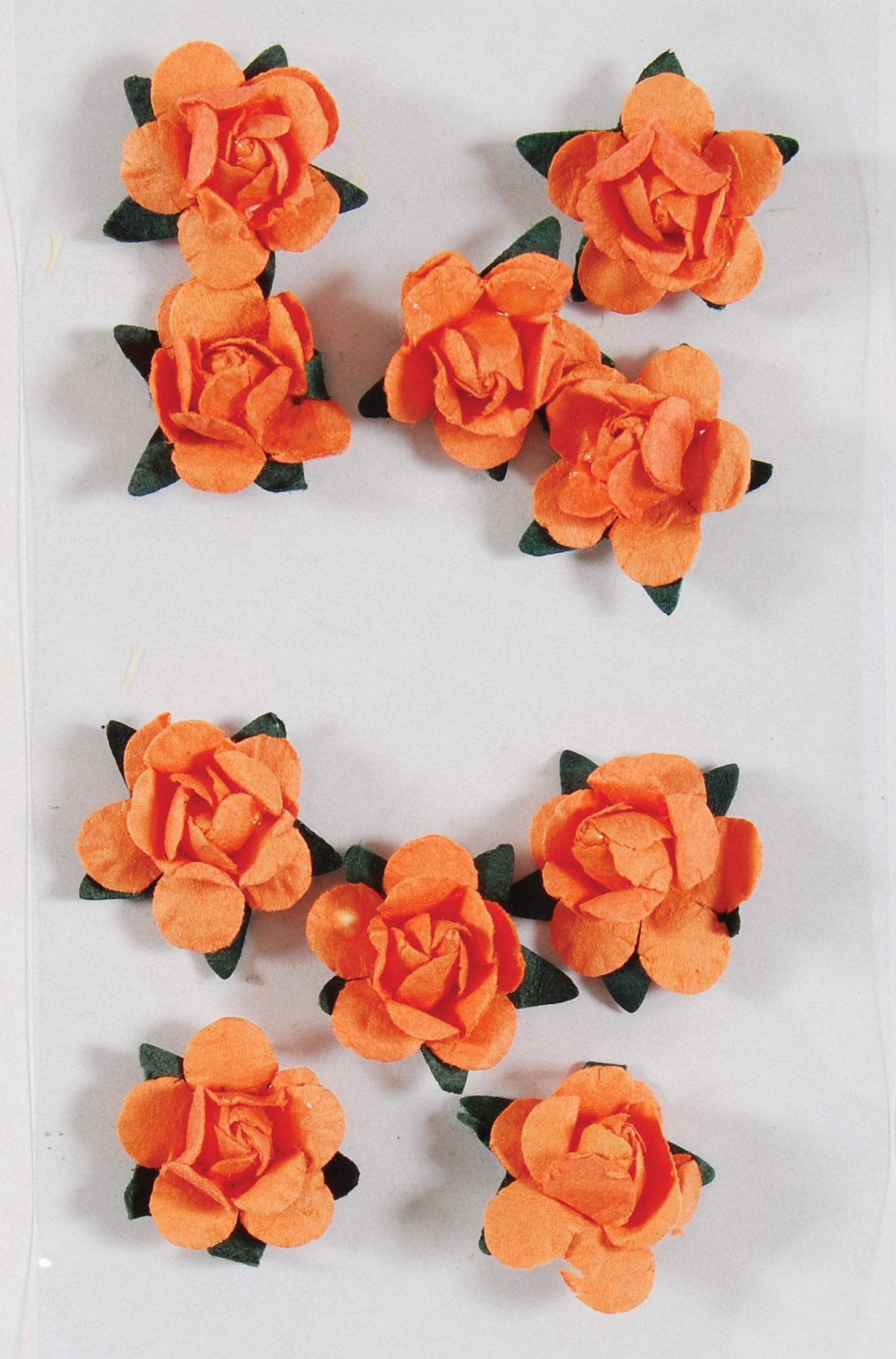 Peach Mini Paper Roses
