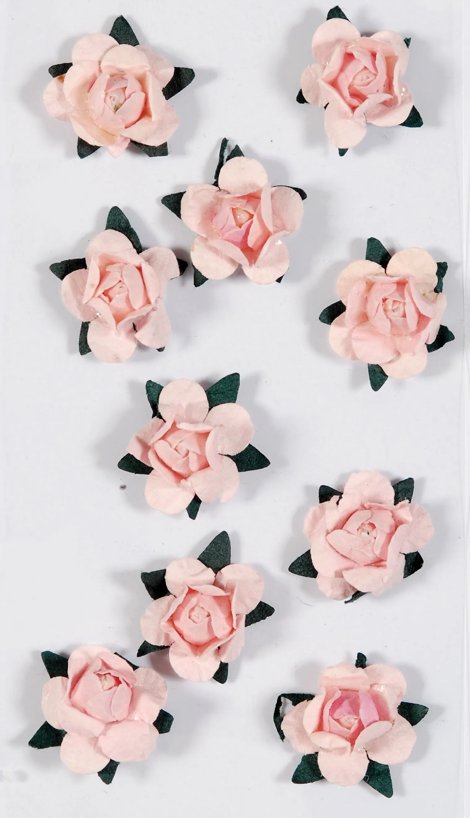 Pink Mini Paper Roses