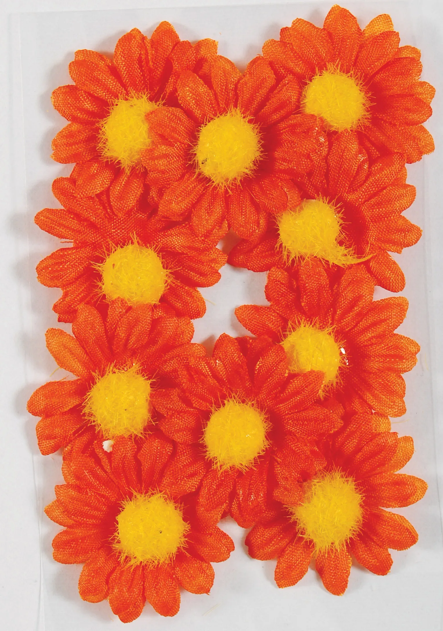 Orange Mini Poly Daisy Flower
