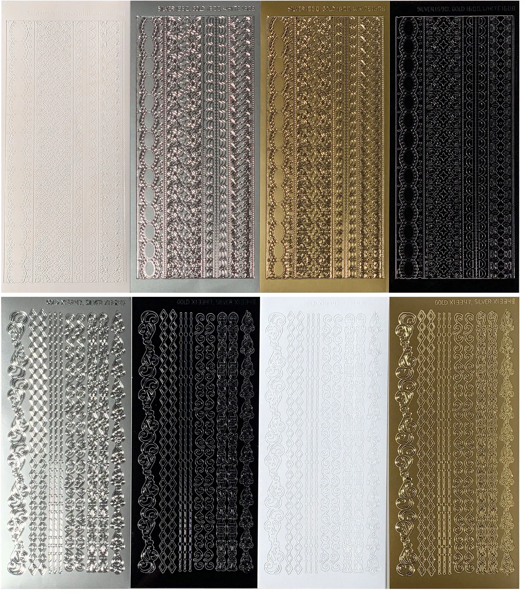 96 Fancy Border Dazzles