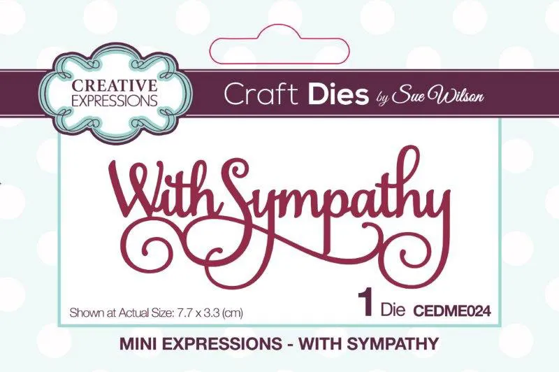 Mini Expressions With Sympathy Cutting Die