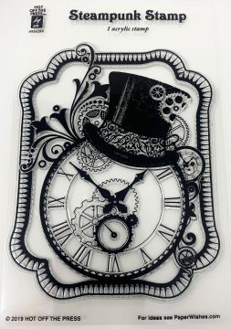 Steampunk Silicone Stamp