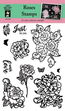 Roses Silicone Stamps