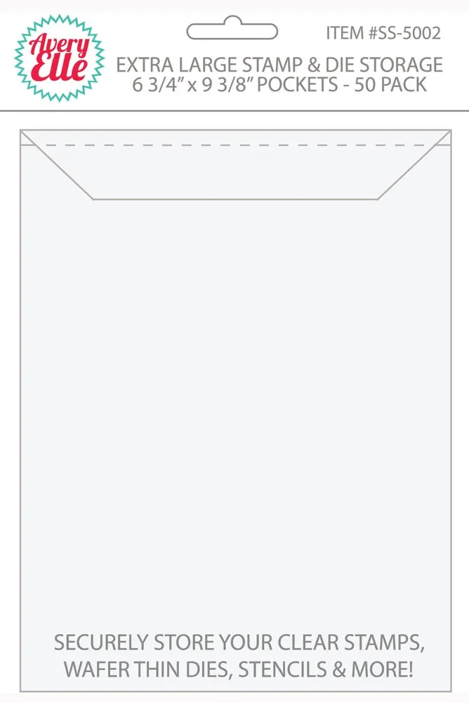 Extra Large Storage Pockets--50 pk.