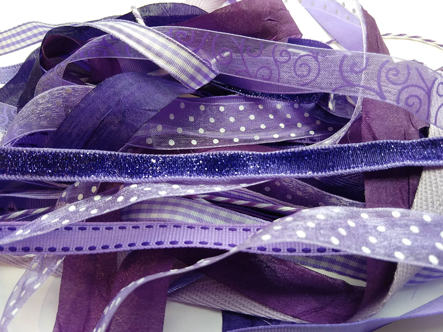 Purple Ribbon Set