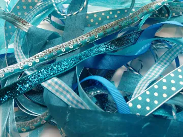 Teal/Aqua Ribbon Set