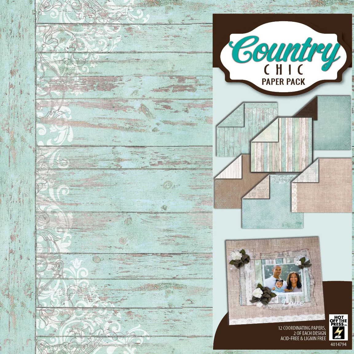 Country Chic 12x12 Paper Pack
