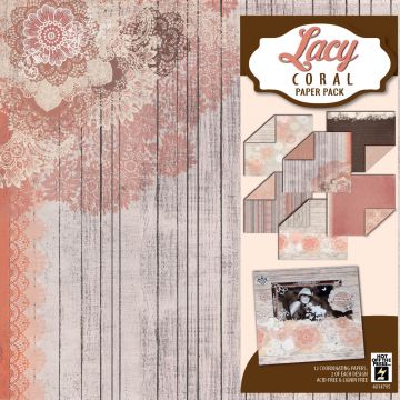 Lacy Coral Paper Pack