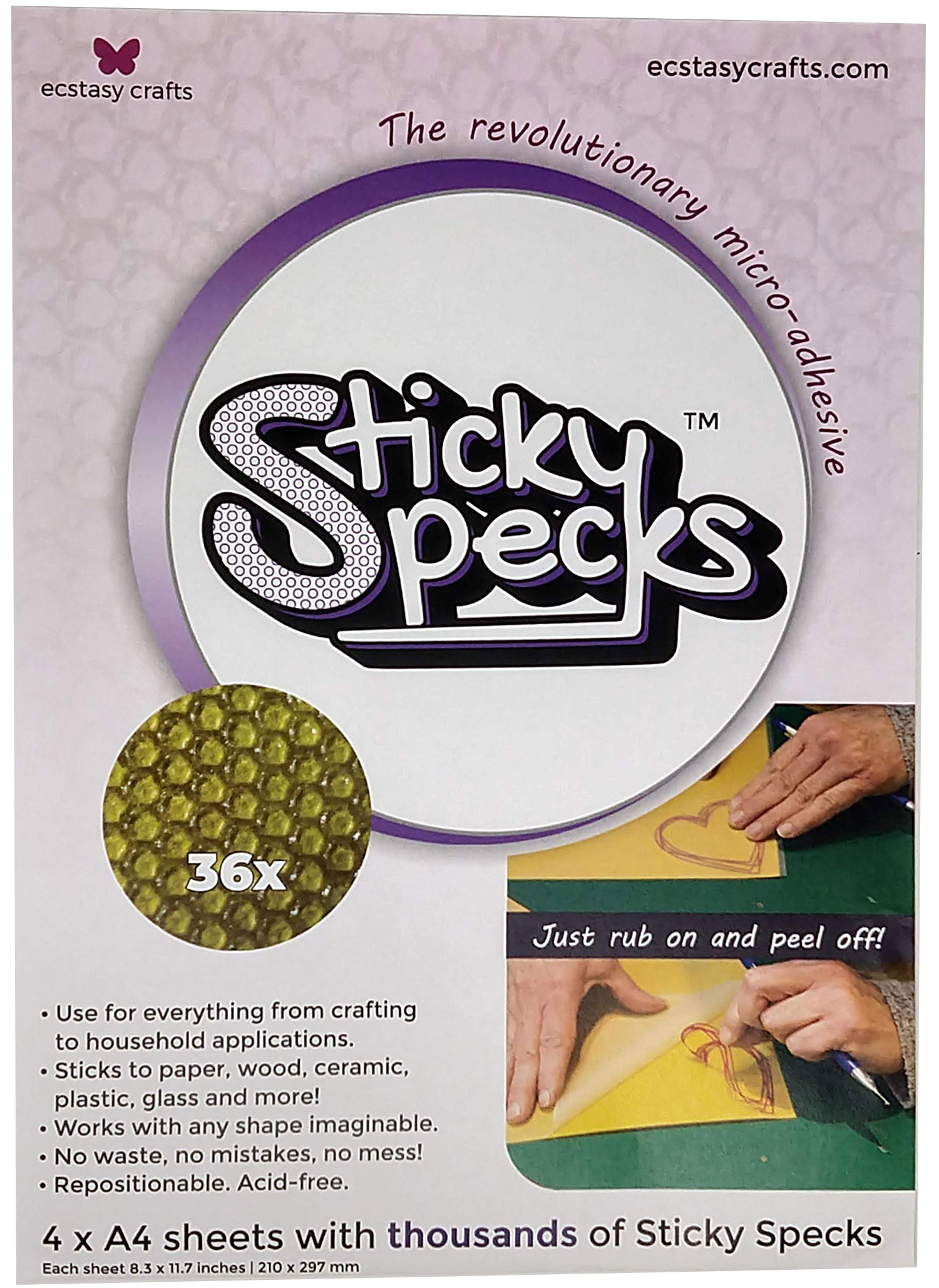 Sticky Specks - 8 A5 sheets