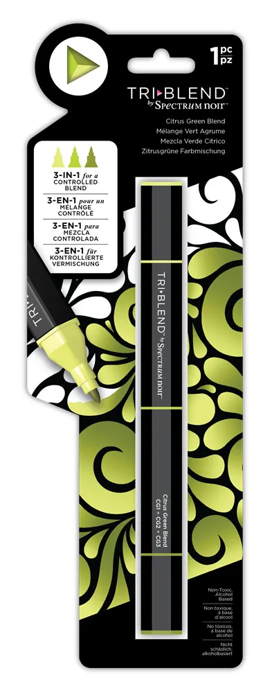 Tri Blend Citrus Green Markers