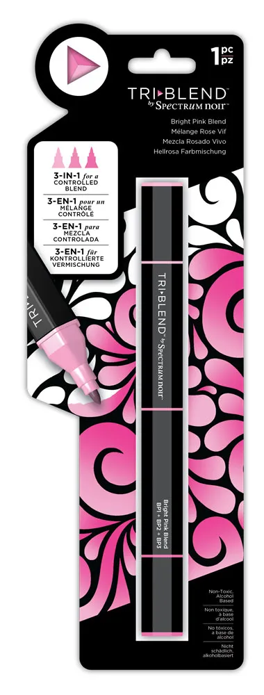 Bright Pink Tri Blend Markers