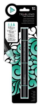 Tri Blend Green Turquoise Markers
