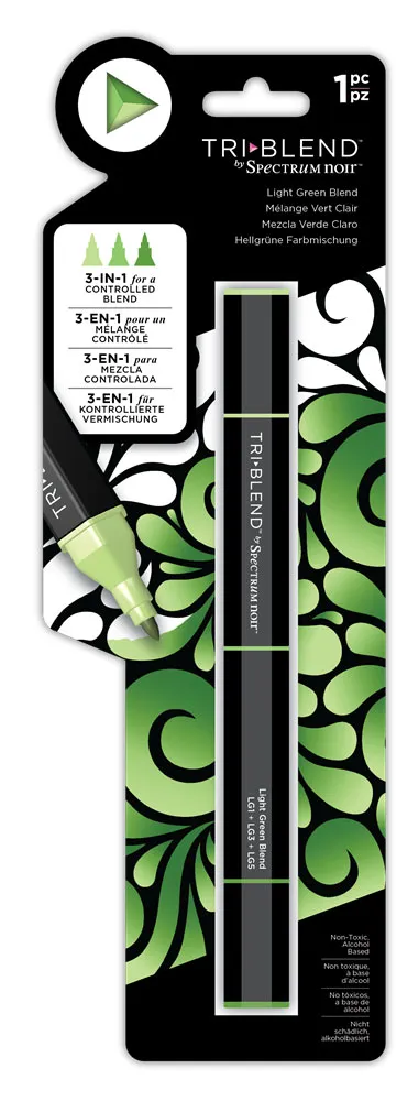 Light Green Tri Blend Markers