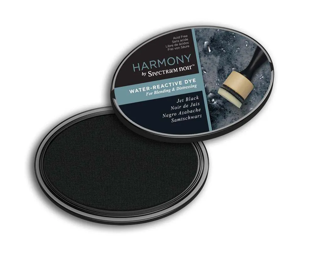 Harmony Jet Black Water-Reactive Dye Ink Pad