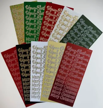 120 Merry Christmas Dazzles - 10 pack