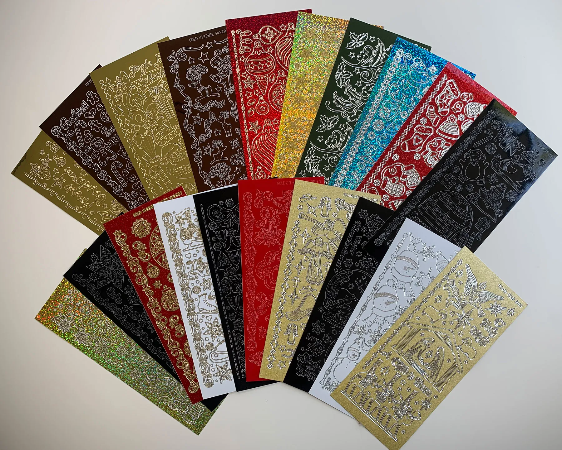 Christmas Never Before Seen Dazzlesâ¢ Stickers, 20 pack