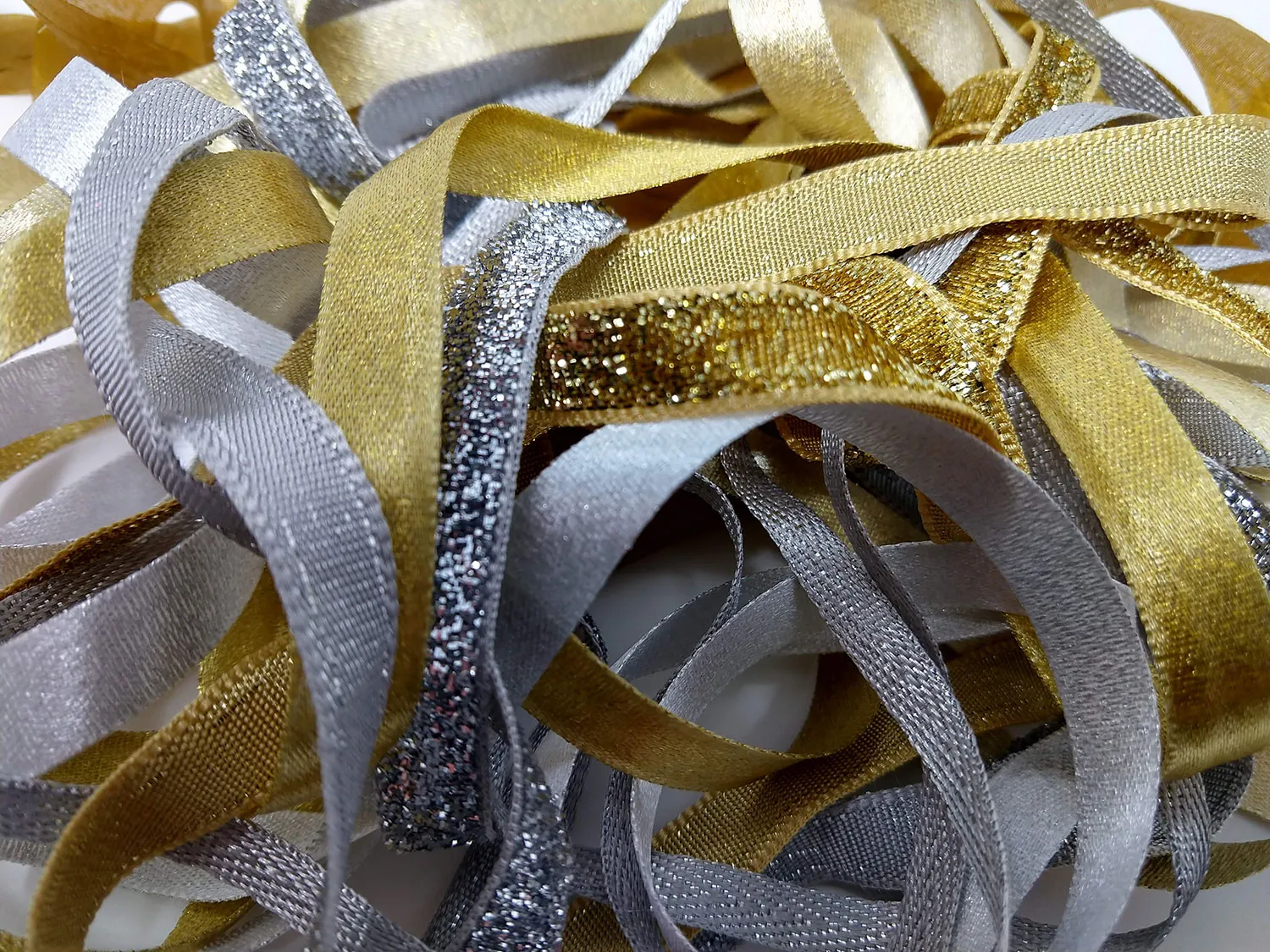 Gold & Silver Ribbon Set