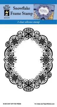 Snowflakes Frame Clear Stamps, 4x6