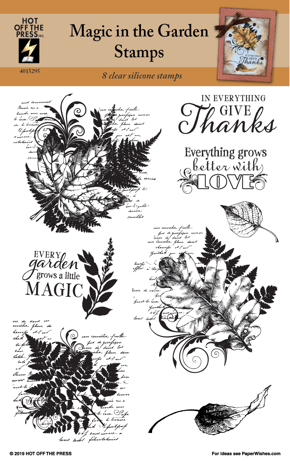 In the Garden Clear Stamps