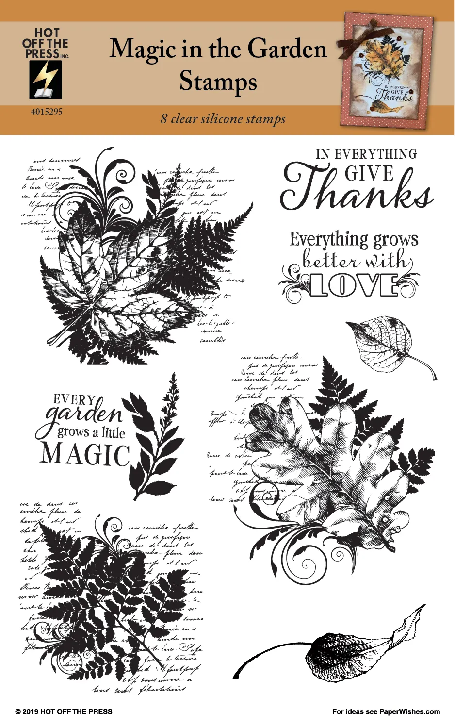 In the Garden Clear Stamps