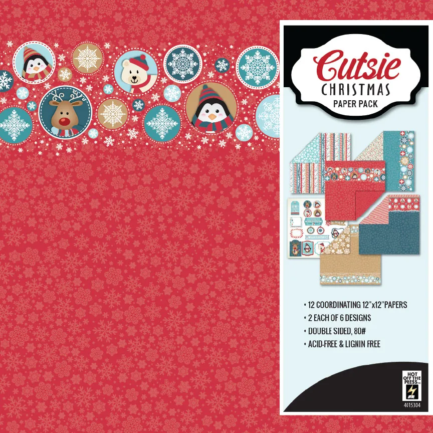Cutsie Christmas Paper Pack