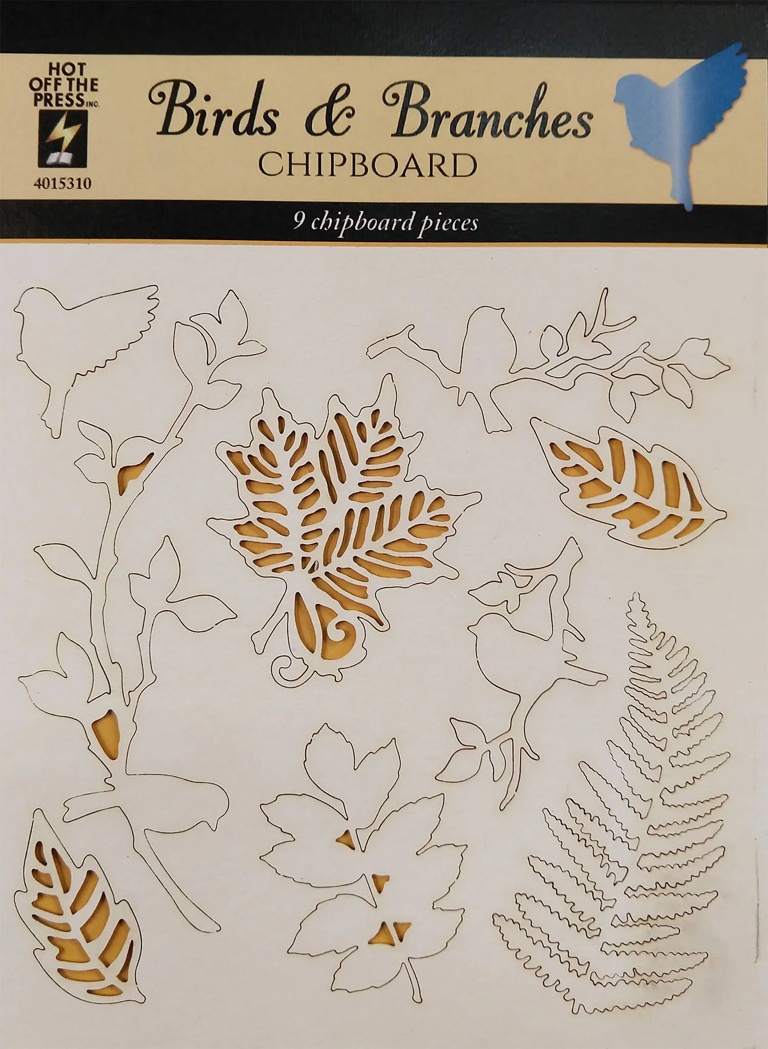 Birds & Branches Chipboard