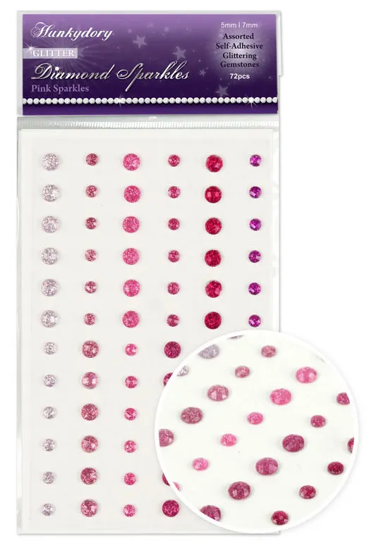 Pink Sparkles - Diamond Sparkles Glitter Gemstones