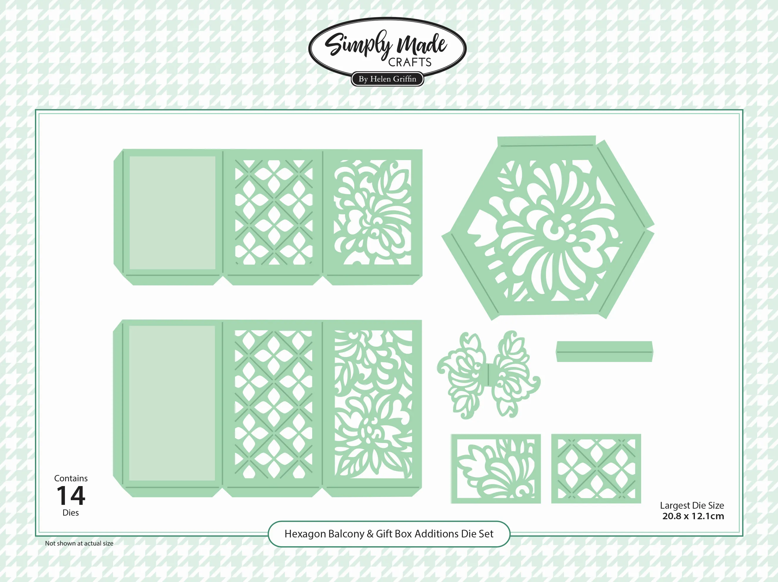 Hexagon Gift Box and Balcony Additions Die Set