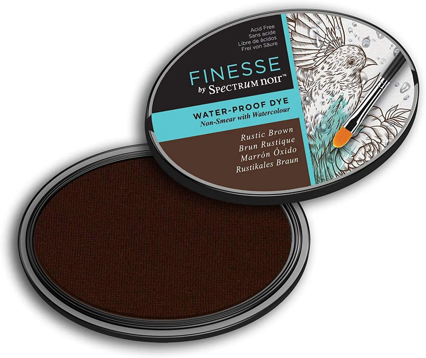 Rustic Brown Finesse Water Proof Dye Ink Pad