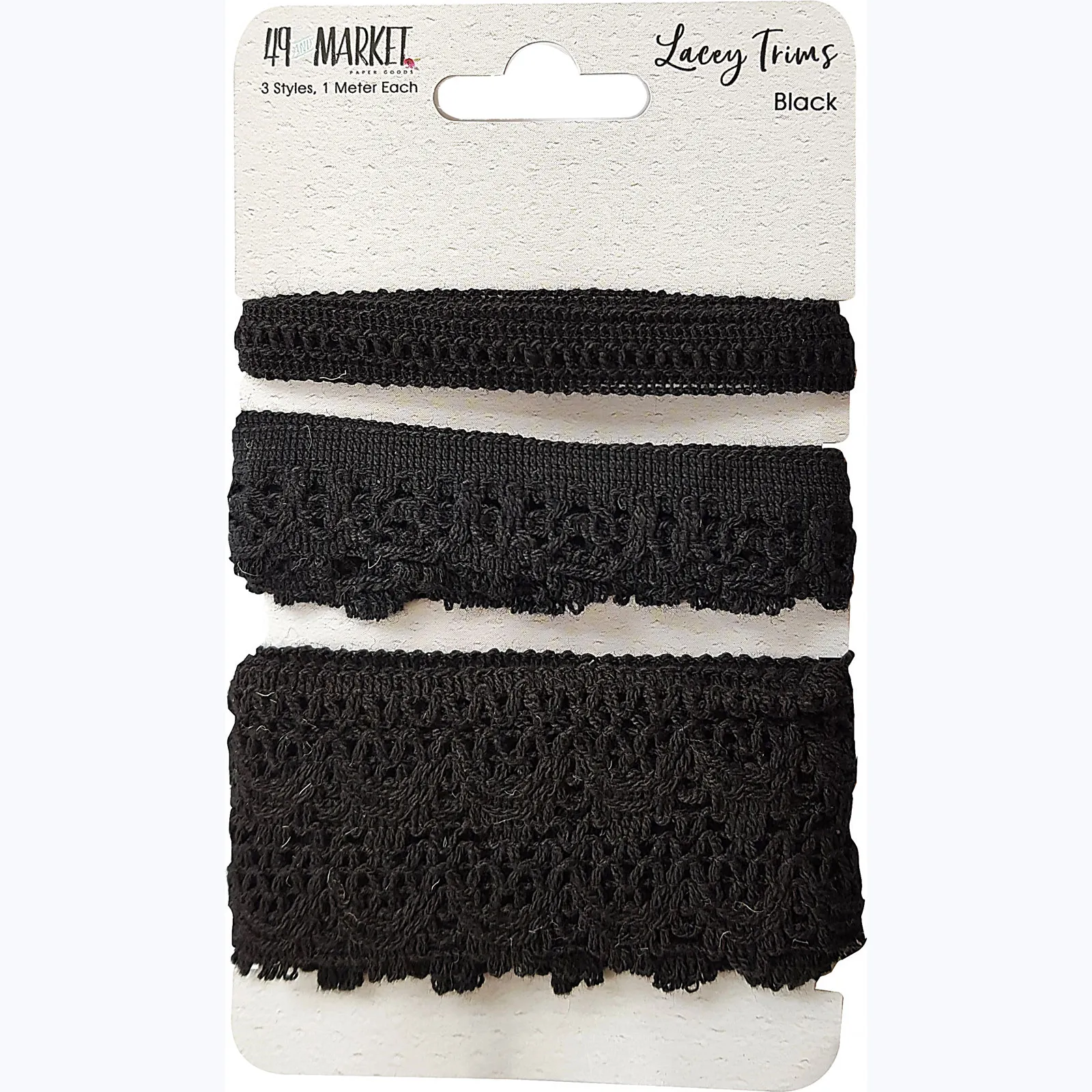 Black Lacey Trims