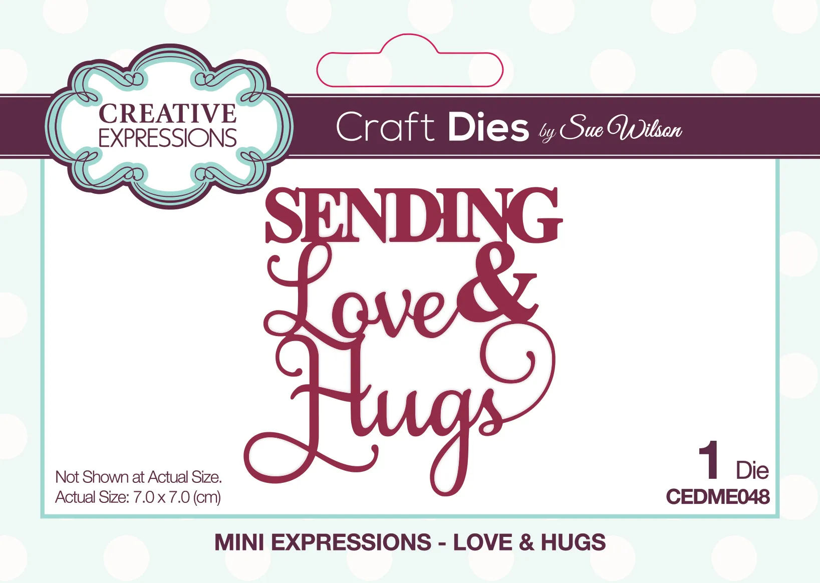 Love & Hugs Mini Expressions Cutting Die