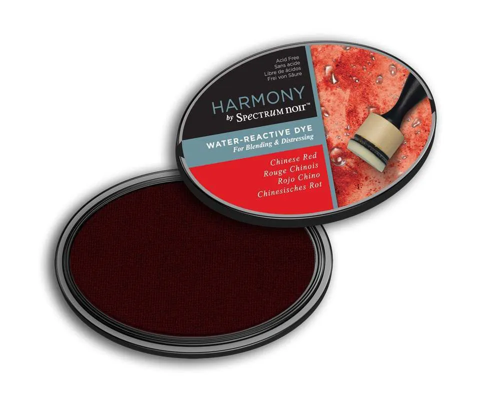 Chinese Red Harmony Water Reactive Dye Ink Pad