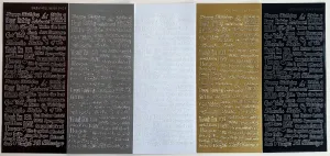 Tiny Words & Phrases Dazzlesâ¢ Stickers Set